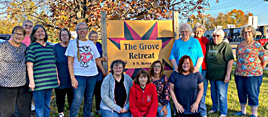 Students at The Grove Retreat